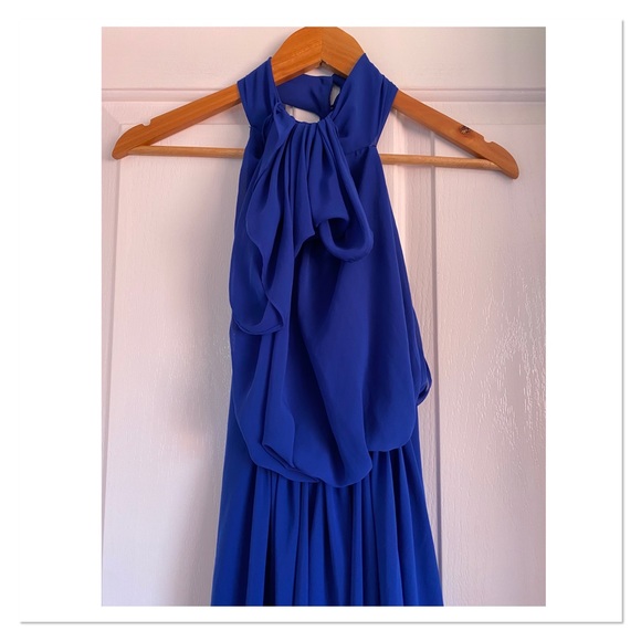 Carla Zampatti Blue Floaty Formal Dress - Picture 3 of 8